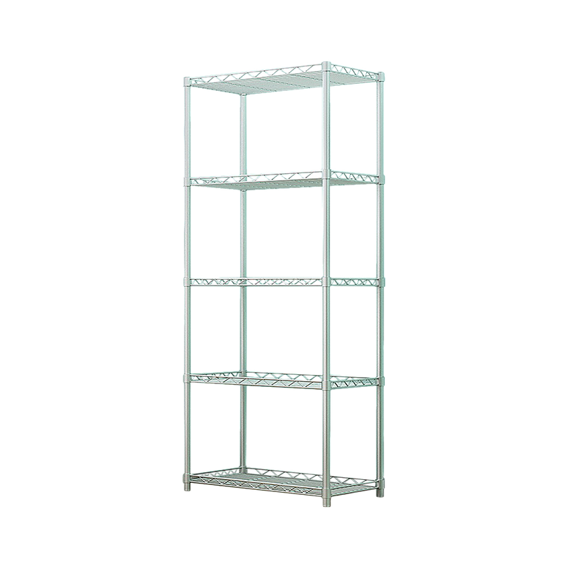 5 Tier Chrome Metal Storage Rack Shelving Wire Shelf
