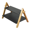 Party 2 Tier Cake Stand Slate Wedding Tiered Serving Stand Afternoon Tea