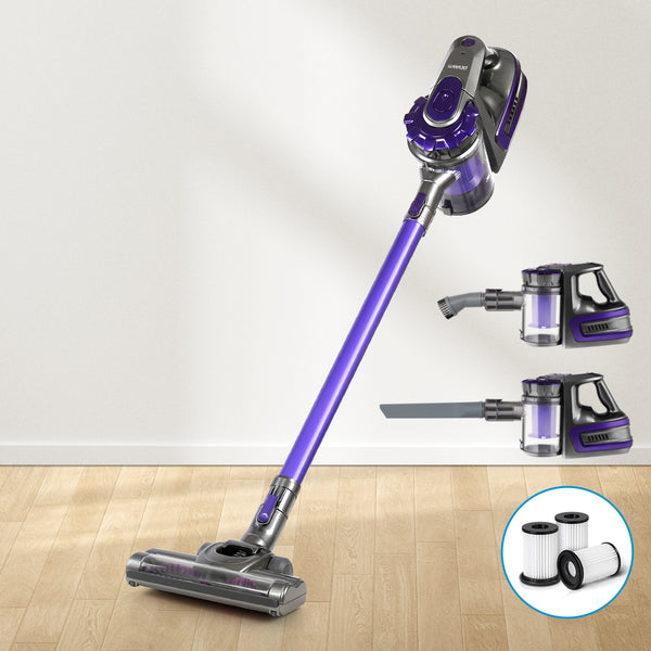 Devanti Handheld Vacuum Cleaner Stick Cordless Car Vacuum 2-Speed HEPA Filter