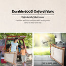 Gardeon Outdoor Chairs Sun Lounge Deck Beach Chair Folding Wooden Patio Furniture Beige