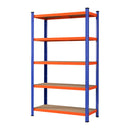 5 x 1.8M Giantz Garage Shelving Warehouse Rack