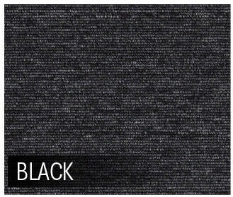 5m2 Box of Premium Carpet Tiles Commercial Domestic Office Heavy Use Flooring Black