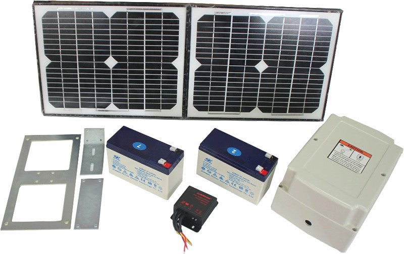 500KG 20W Solar Single Swing Auto Motor Remote Gate Opener