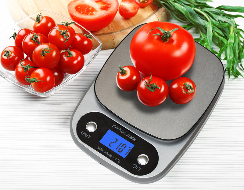 0.1g High Precision Kitchen Scale Rechargable Food Scale Digital 3KG