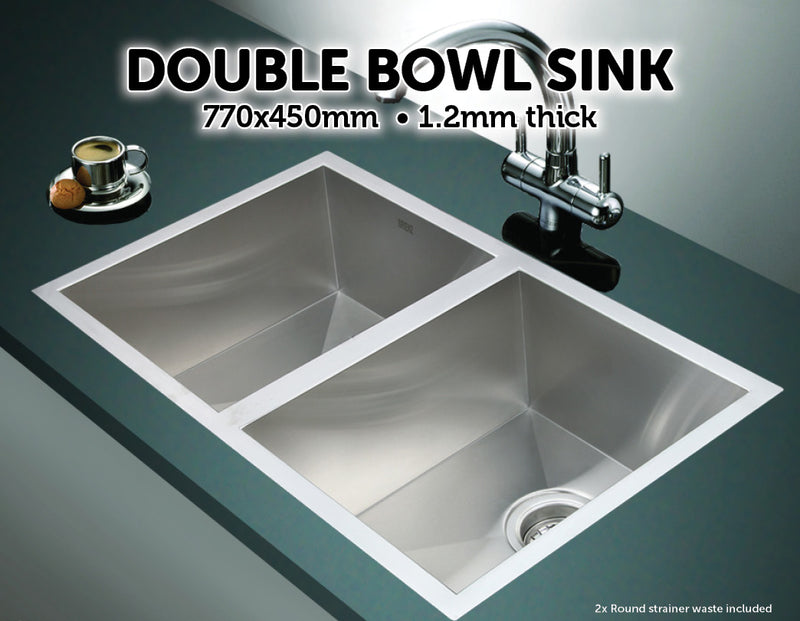 Stainless Steel Sink - 770 x 450mm