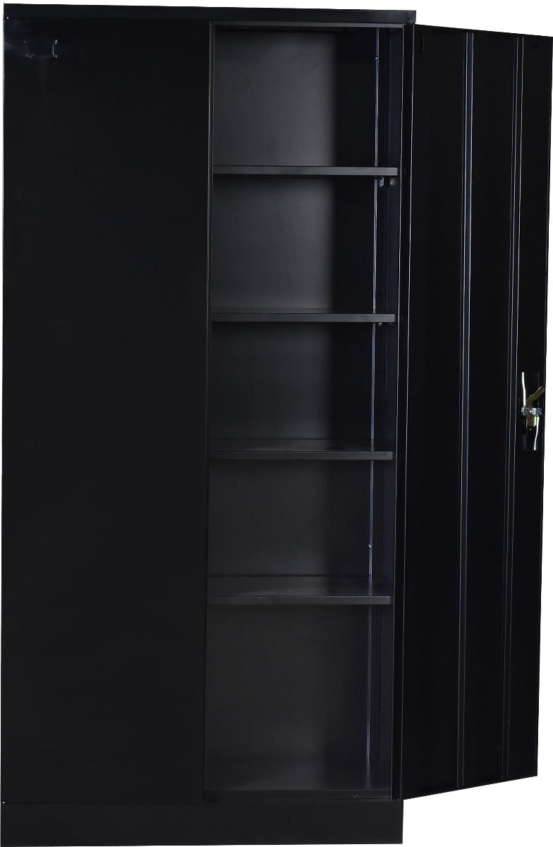 Two-Door Shelf Office Gym Filing Storage Locker Cabinet Safe