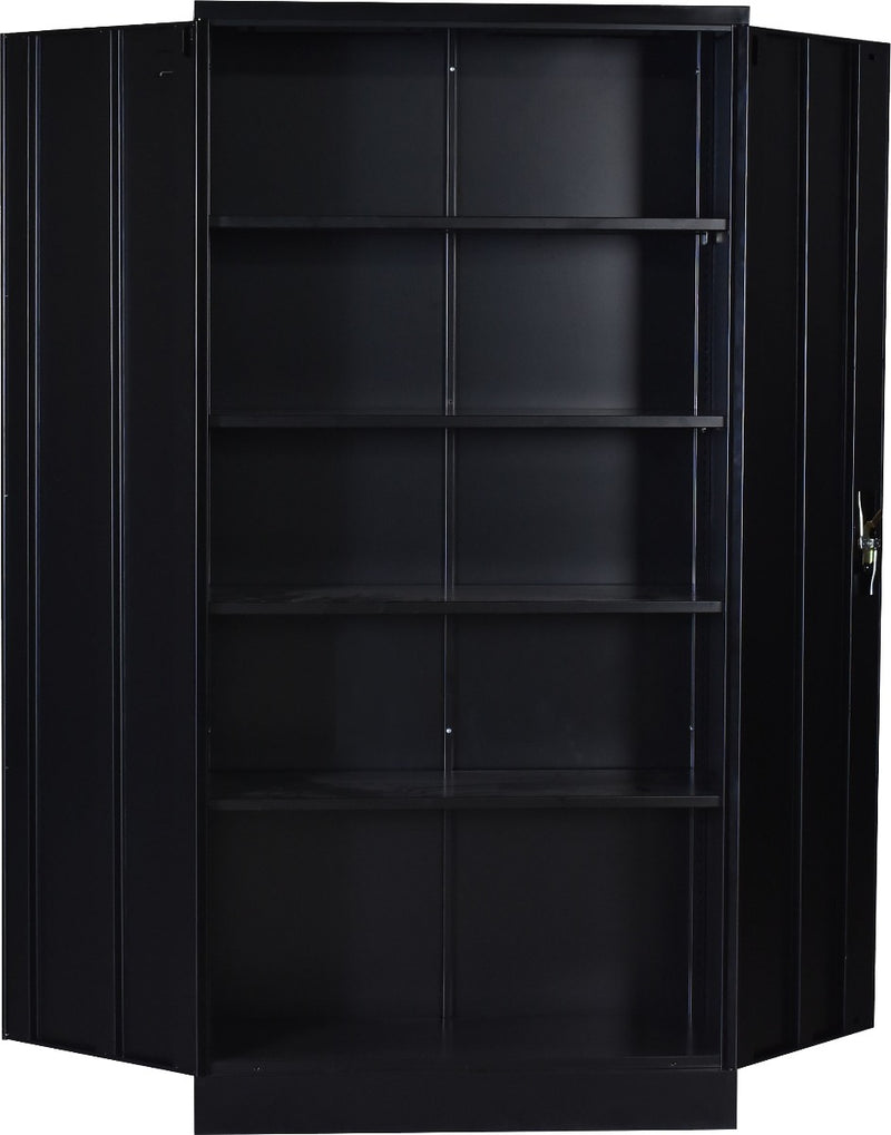 Two-Door Shelf Office Gym Filing Storage Locker Cabinet Safe