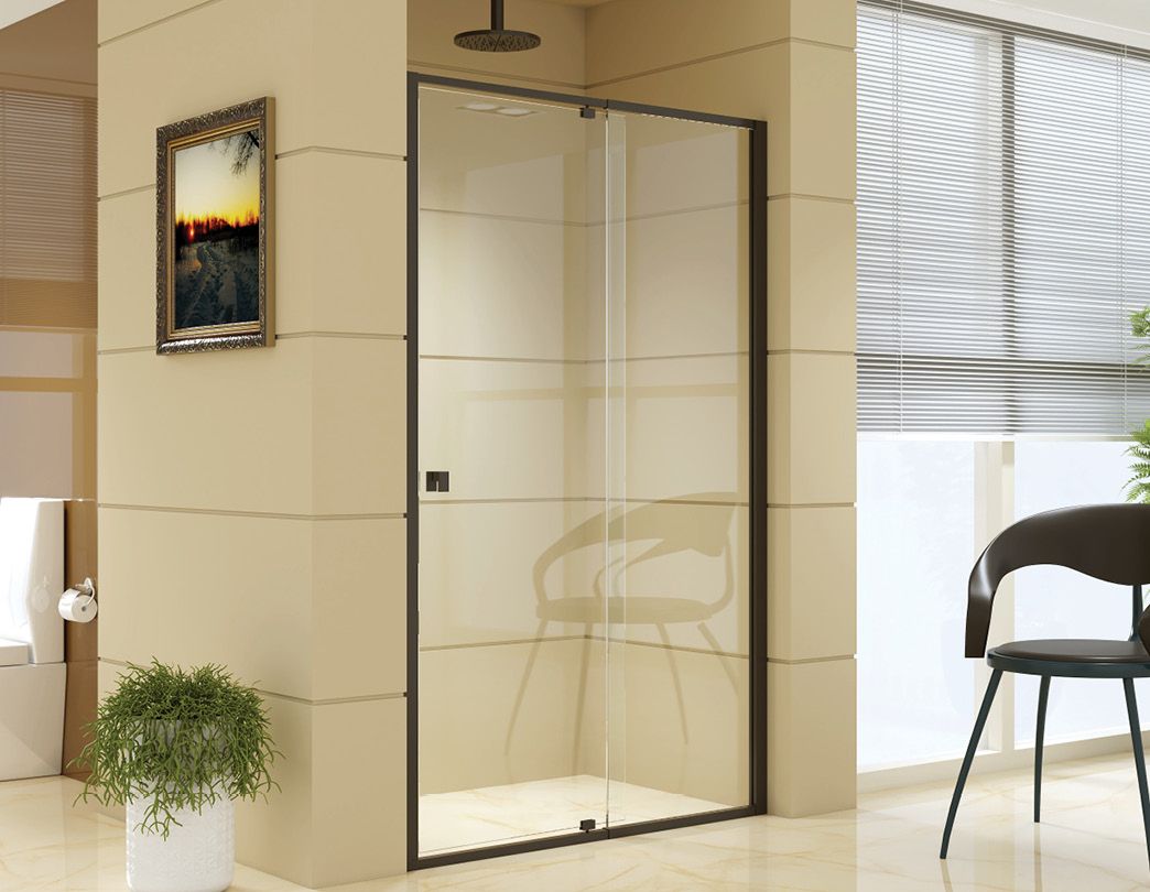 Adjustable Semi Frameless Shower Screen (114~122) x 195cm Australian S