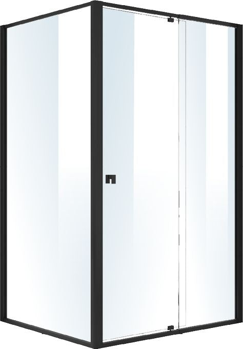 Semi Frameless Shower Screen (114~122)x 195cm & (98~101)x195cm Side AS/NZS Glass