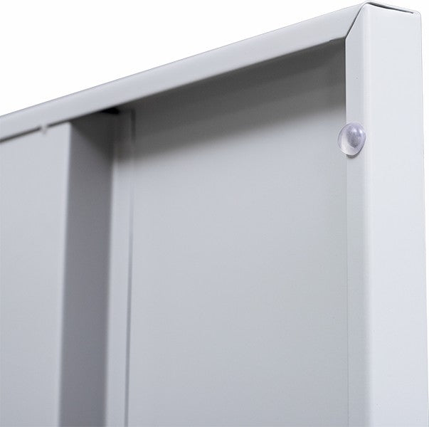 Padlock-operated lock 4 Door Locker for Office Gym Grey