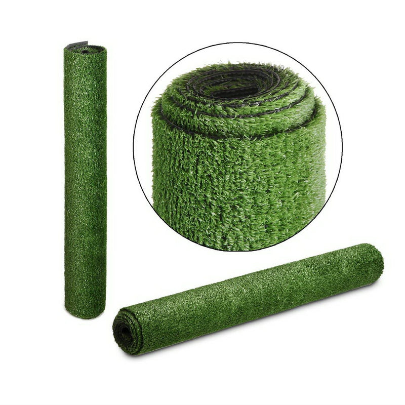 Primeturf Artificial Grass Synthetic Fake Turf Plant Plastic Lawn Olive 10mm