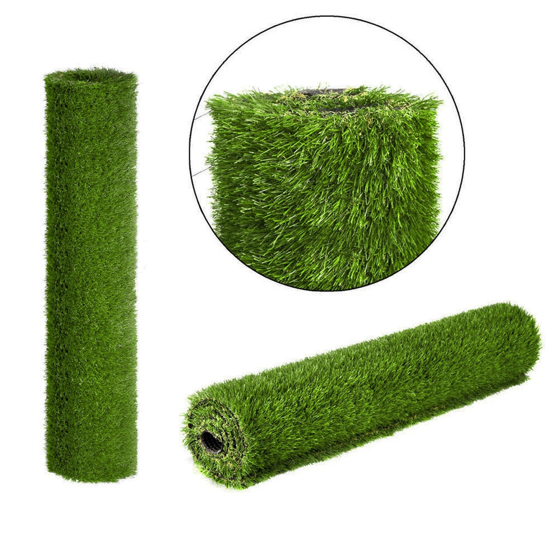 Primeturf Synthetic 30mm  0.95mx20m  19sqm Artificial Grass Fake Lawn Turf Plastic Plant White Bottom