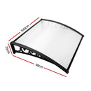 DIY Transparent Window Door Awning Cover