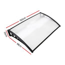 Instahut 1X1.5M Window Door Awning Canopy Rain Cover Sun Shield