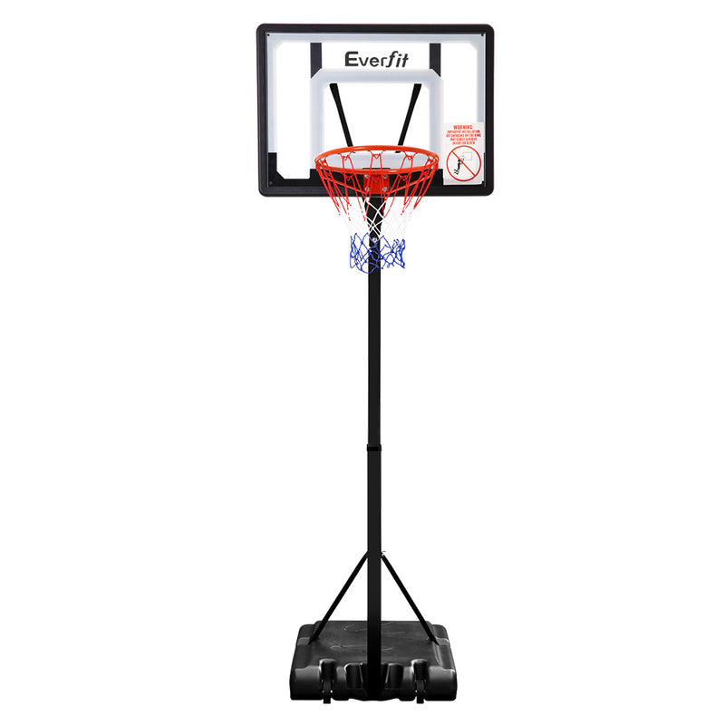 Everfit Adjustable Portable Basketball Stand Hoop System Rim