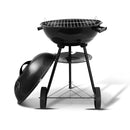Grillz Charcoal BBQ Smoker Grill Outdoor Camping Patio Barbeque Steel Oven
