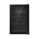 Devanti 70L Bar Fridge Glass Door Mini Countertop Freezer Fridges Bottle Cooler