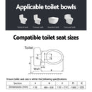 Cefito Bidet Electric Toilet Seat Cover Electronic Seats Smart Wash Night Light