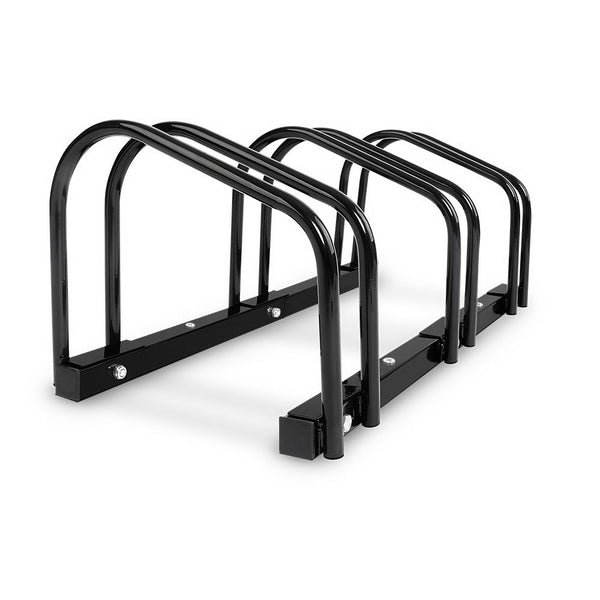 Portable Bike 3 Parking Rack Bicycle Instant Storage Stand - Black