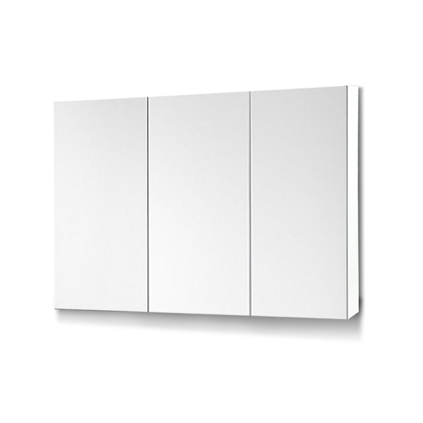 Cefito Bathroom Vanity Mirror with Storage Cabinet - White