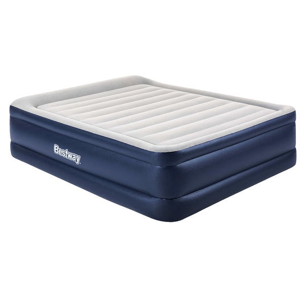 Bestway Queen Air Bed Inflatable Mattress Sleeping Mat Battery Built-in Pump