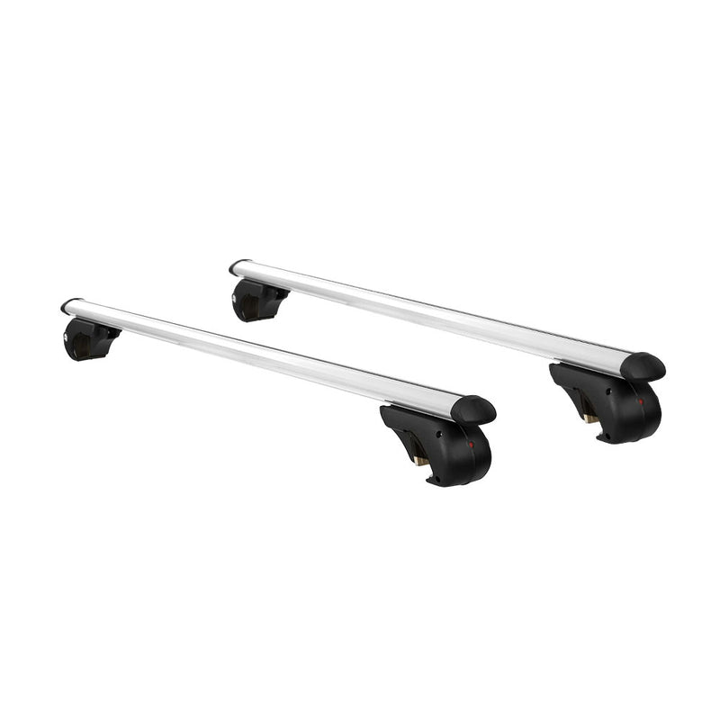 Universal Car Roof Rack 1360mm Cross Bars Aluminium Silver Adjustable Car 90kgs load Carrier