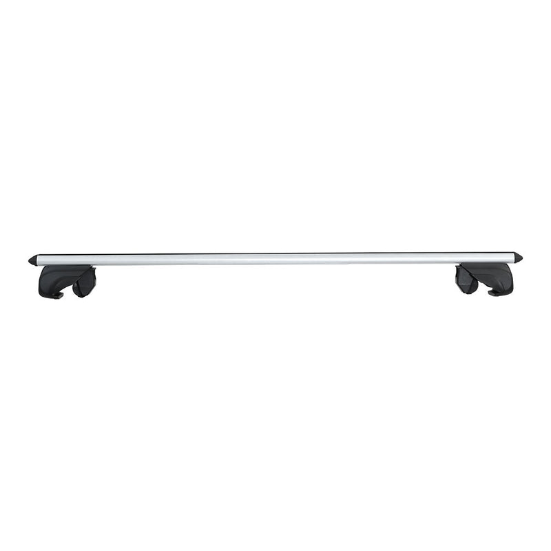 Universal Car Roof Rack Cross Bars Aluminium Adjustable 111cm Silver Upgraded