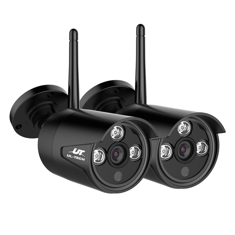 UL-tech Wireless CCTV System 2 Camera Set For DVR Outdoor Long Range 1080P