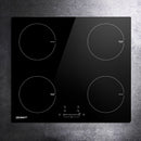 Devanti Electric Induction Cooktop 60cm Ceramic 4 Zones Stove Cook Top Hot Plate