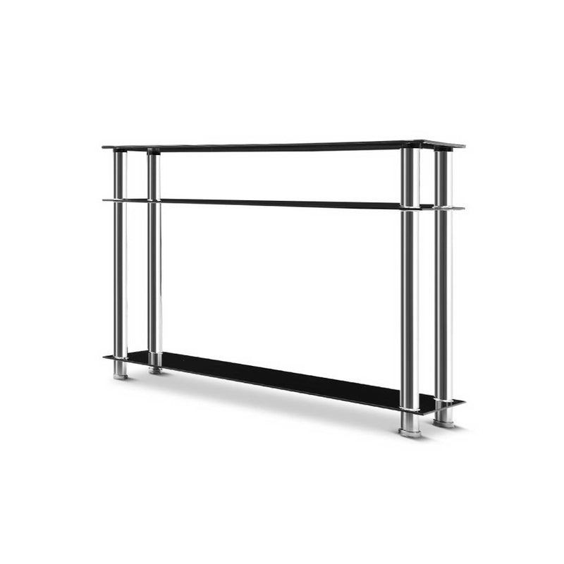 Artiss Entry Hall Console Table - Black & Silver