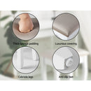 Artiss Dressing Stool Makeup Chair Bedroom Living Room Vanity Velvet Fabric Grey