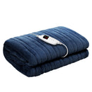 Giselle Bedding Electric Throw Blanket - Navy