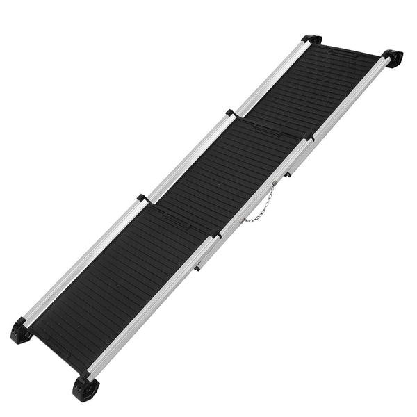 i.Pet Deluxe Aluminium Foldable Pet Ramp - Black