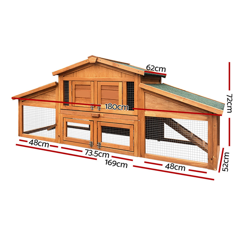 Gardeon 2 Storey Wooden Hutch