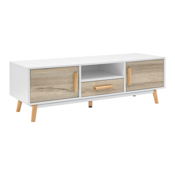 Artiss Wooden Entertainment Unit - White & Wood