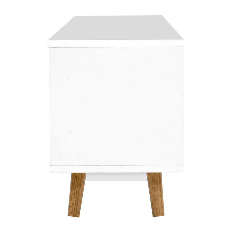 Artiss Wooden Entertainment Unit - White & Wood