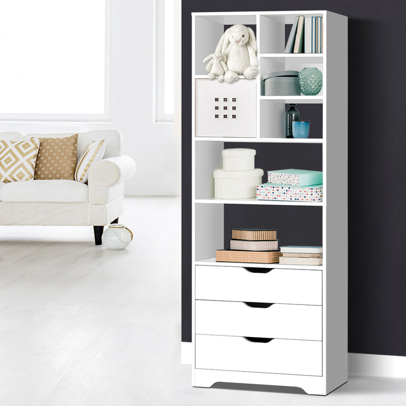 Artiss Display Drawer Shelf - White