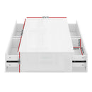 Artiss Modern Coffee Table 4 Storage Drawers High Gloss Living Room Furniture White