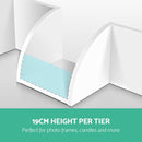 Artiss 5 Tier Corner Wall Shelf - White