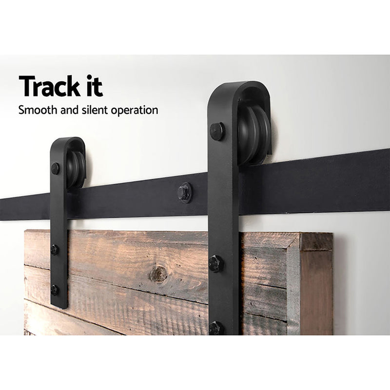 Sliding Barn Door Hardware - Black