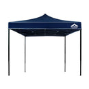 Instahut Gazebo Pop Up Marquee 3x3m Outdoor Tent Folding Wedding Gazebos Navy