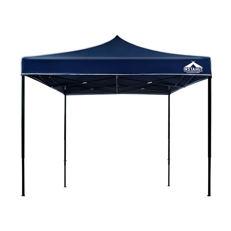 Instahut Gazebo Pop Up Marquee 3x3m Outdoor Tent Folding Wedding Gazebos Navy