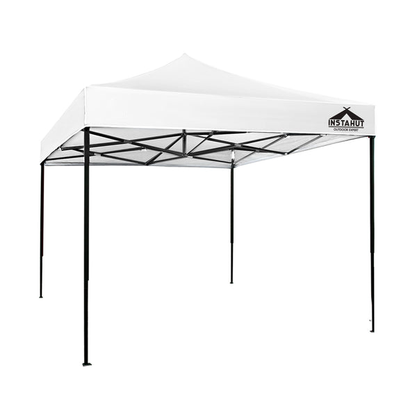 Instahut Gazebo Pop Up Marquee 3x3m Outdoor Tent Folding Wedding Gazebos White