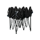 Instahut Gazebo Pop Up Marquee 3x4.5m Outdoor Tent Folding Wedding Gazebos Black
