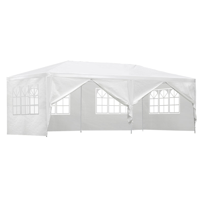 Instahut Gazebo Outdoor Marquee Wedding Gazebos Party Tent Camping White 3x6m