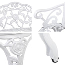 Gardeon Victorian Garden Bench White