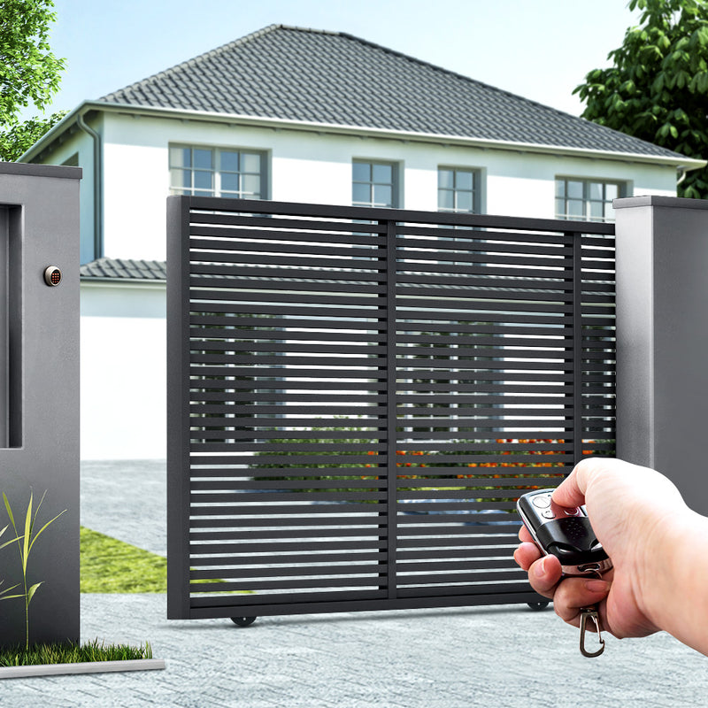 LockMaster Electric Sliding Gate Opener 1200KG With Remote Hardware Kit 4M Rail