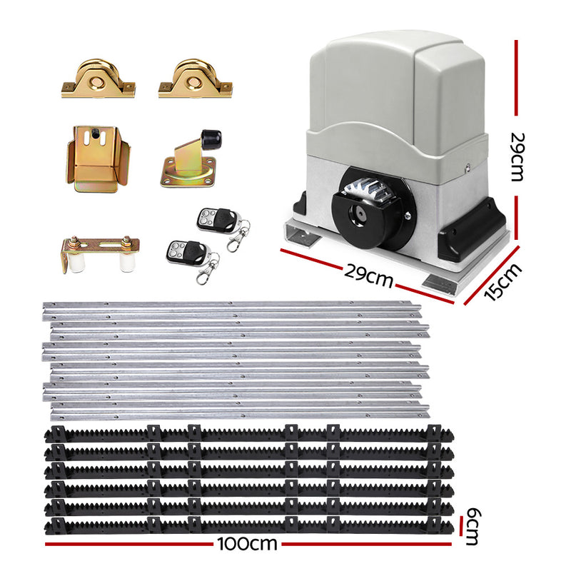 Automatic Sliding Gate Opener & Hardware Kit