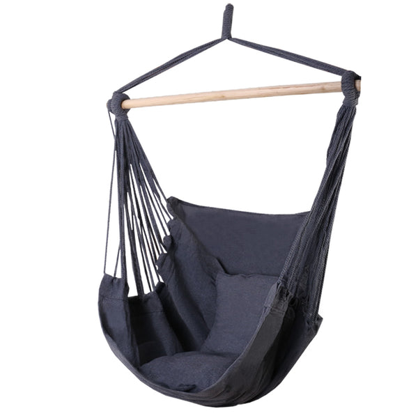 Gardeon Hammock Swing Chair - Grey