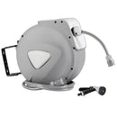 Water Hose Reel 30M Retractable Garden Auto Rewind Spray Gun